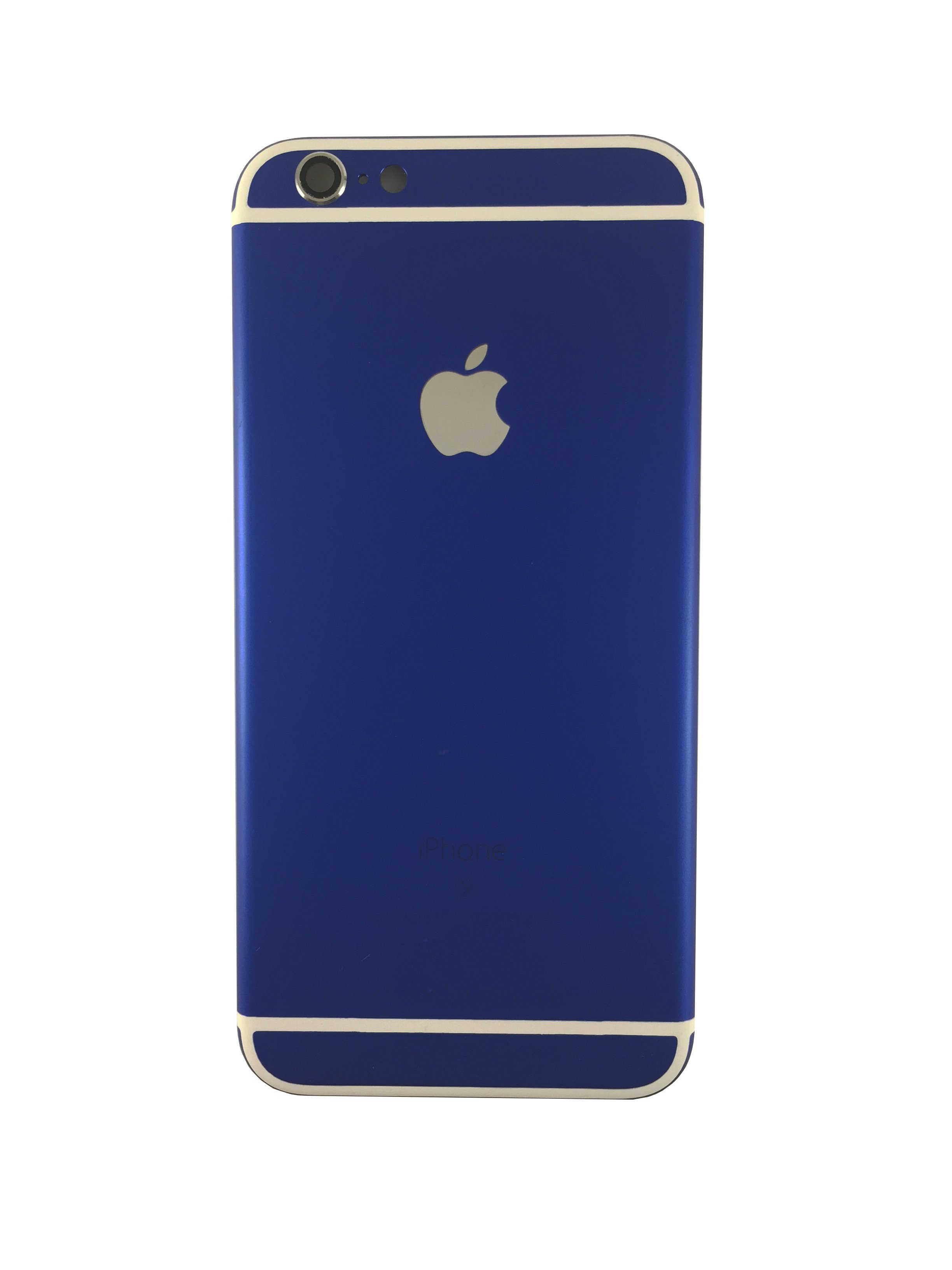 цветной корпус iPhone 6S синий с белым